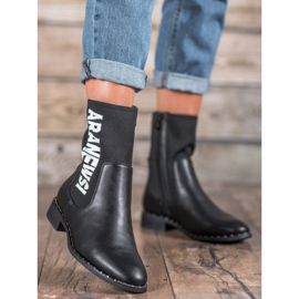 Bottes hautes VINCEZA noir 1