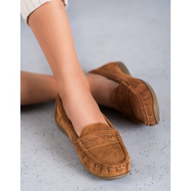 Sixth Sense Mocassins en daim brun 3