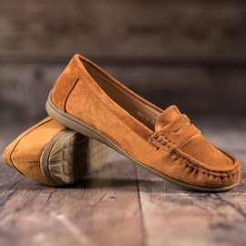 Sixth Sense Mocassins en daim brun 1