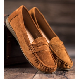 Sixth Sense Mocassins en daim brun 2