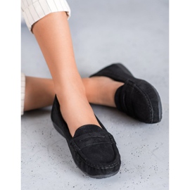 Sixth Sense Mocassins en daim le noir 3