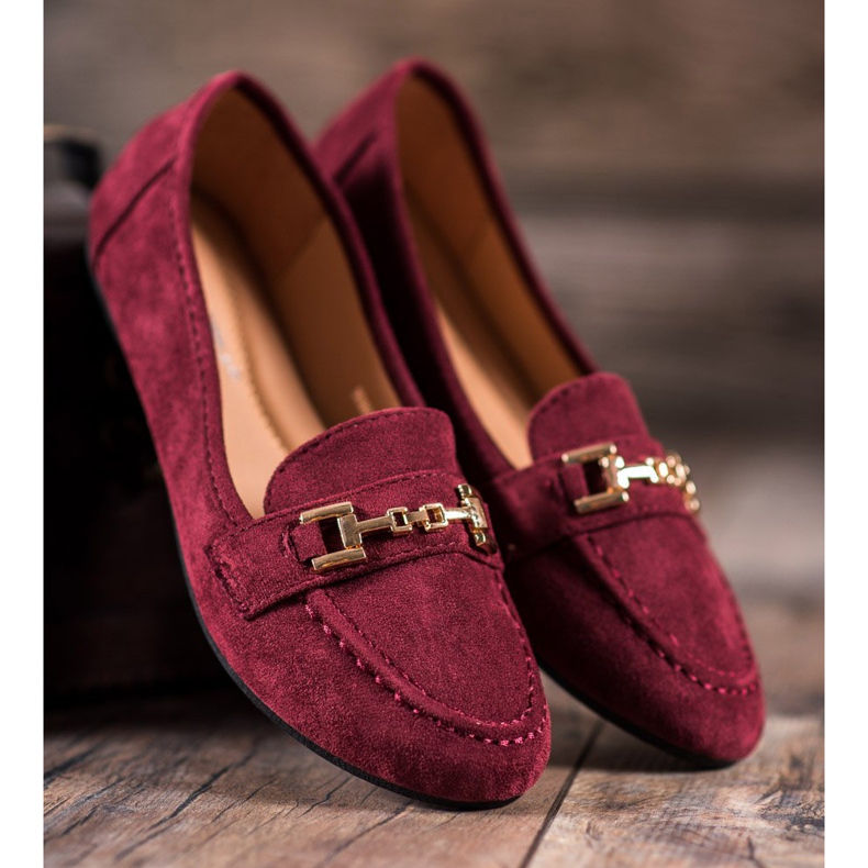 Abloom Seigneurs en daim avec ornement rouge 2