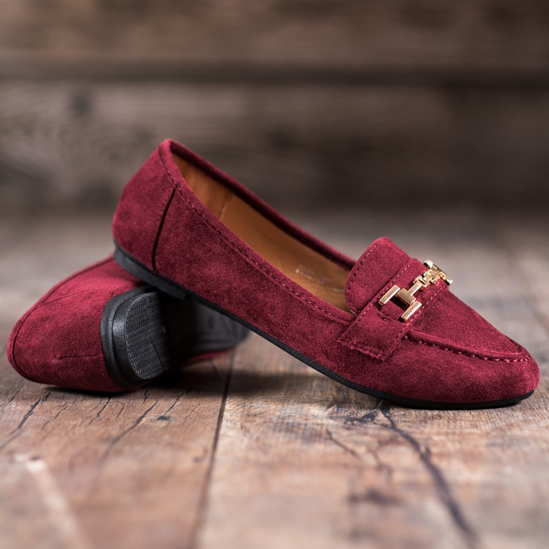 Abloom Seigneurs en daim avec ornement rouge 1