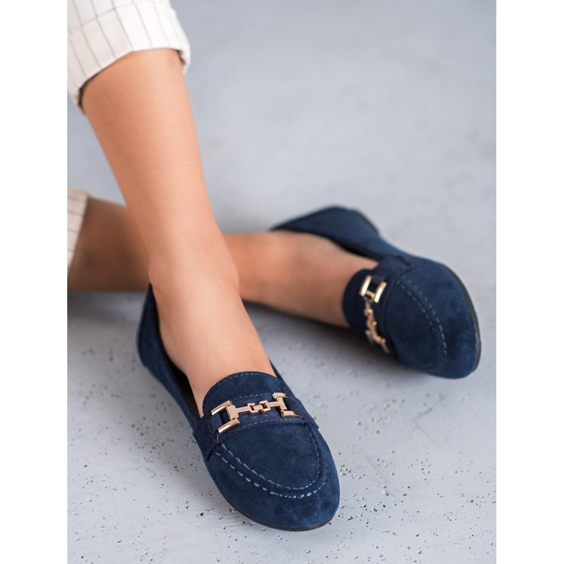 Abloom Seigneurs en daim avec ornement bleu 2