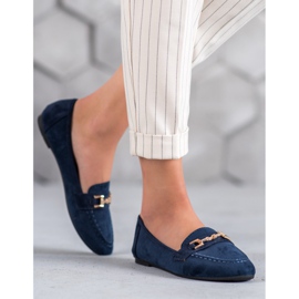 Abloom Seigneurs en daim avec ornement bleu 3