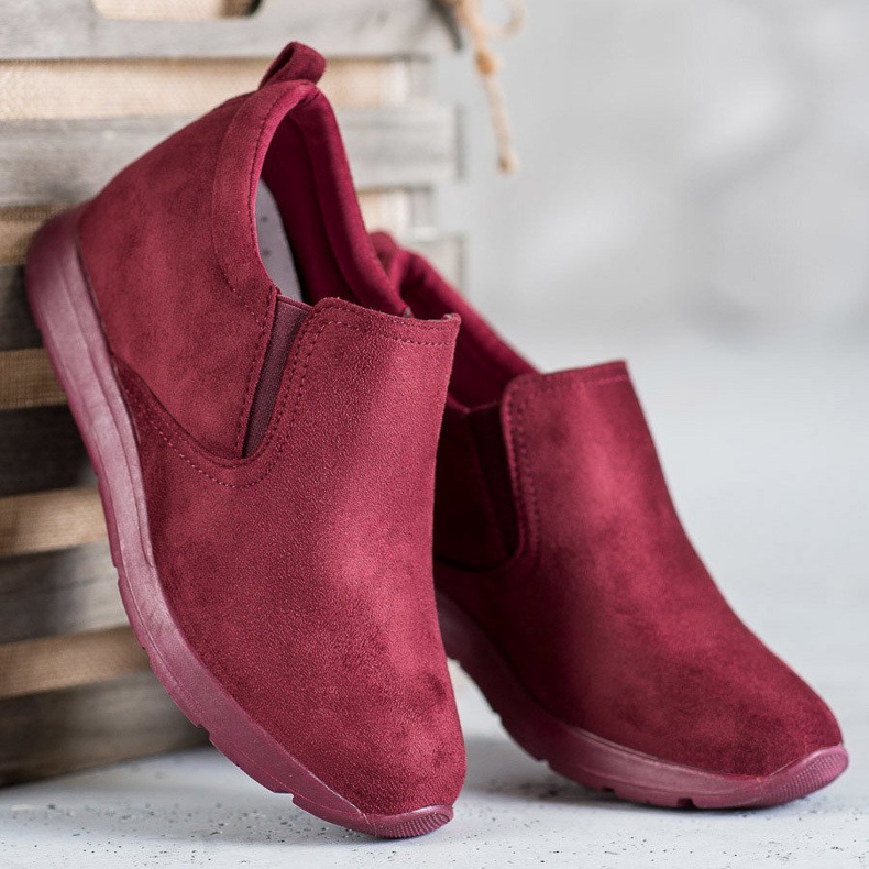 Sport Chaussures à enfiler pour femmes rouge 1