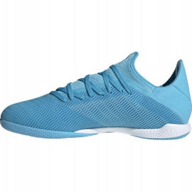 Chaussures d'intérieur adidas X 19.3 In M F35371 bleu bleu 1 Chaussures d'intérieur adidas X 19.3 In M F35371 bleu bleu 1