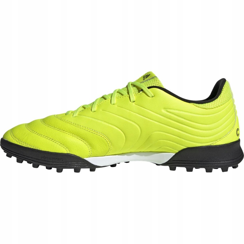 Chaussures de foot Adidas Copa 19.3 Tf M F35507 jaune jaune 1