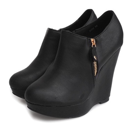Bottes Compensées Sur Wedge B160 Noir le noir 2