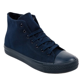 Baskets montantes homme bleu marine XN50 1