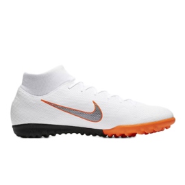 Chaussures de football Nike Mercurial SuperflyX 6 Academy Tf M AH7370-107 blanche blanche 1