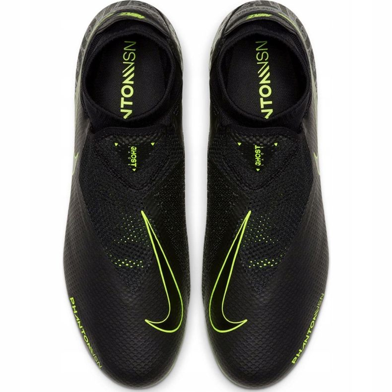Chaussures de football Nike Phantom Vsn Pro Df Fg M AO3266-007 noir noir 1