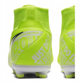 Chaussures de football Nike Phantom Vsn Academy Df FG / MG Jr AO3287-717 jaune jaune 4