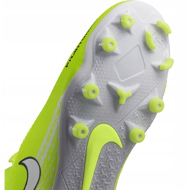 Chaussures de football Nike Phantom Vsn Academy Df FG / MG Jr AO3287-717 jaune jaune 5