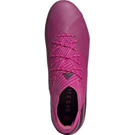 Chaussures de foot Adidas Nemeziz 19.1 Fg M F34407 rose rose 2