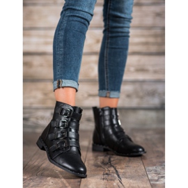 Cm Paris Bottes Avec Boucles noir 1