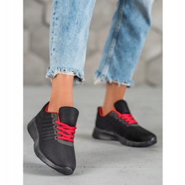 SHELOVET Chaussures de sport noires 2