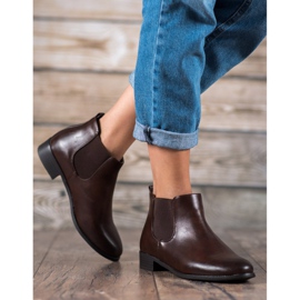 Anesia Paris Bottines chelsea marron brun 2