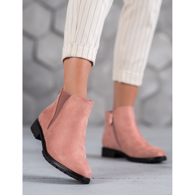 Clowse Bottes poudre classiques rose 1