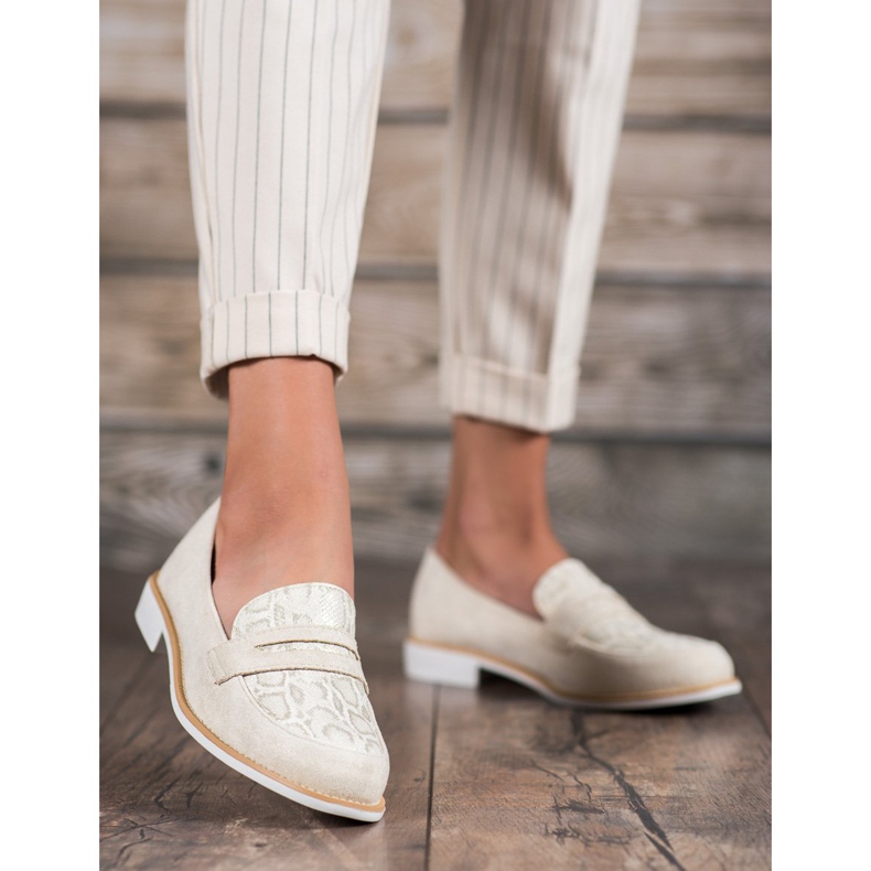 Bestelle Mocassins À Paillettes brun 1