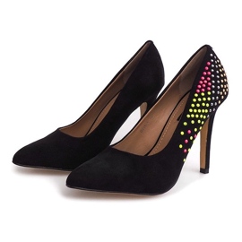 Escarpins suédés U415-1 Noir le noir 2