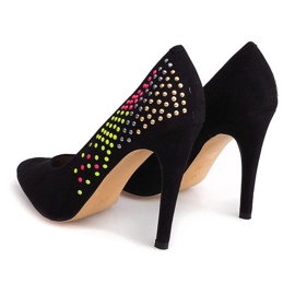 Escarpins suédés U415-1 Noir le noir 4