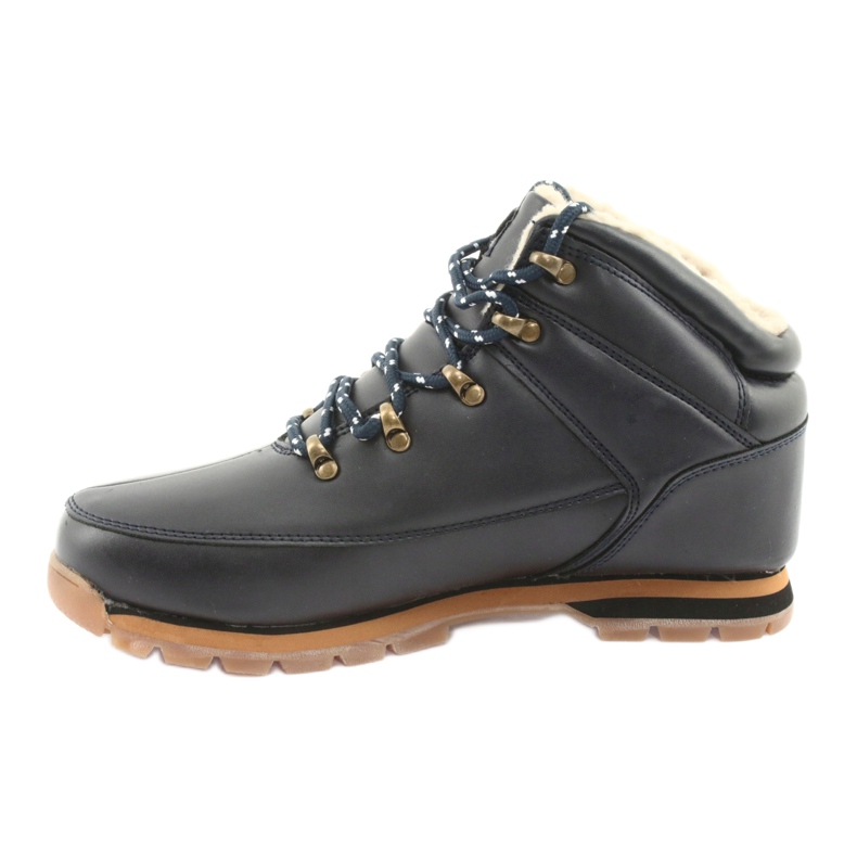American Club Bottines à lacets ES40 marine bleu marin 2
