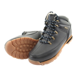American Club Bottines à lacets ES40 marine bleu marin 4