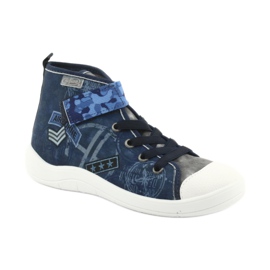 Chaussures pour enfants Befado 268Y071 bleu marine bleu gris 1