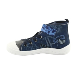 Chaussures pour enfants Befado 268Y071 bleu marine bleu gris 2