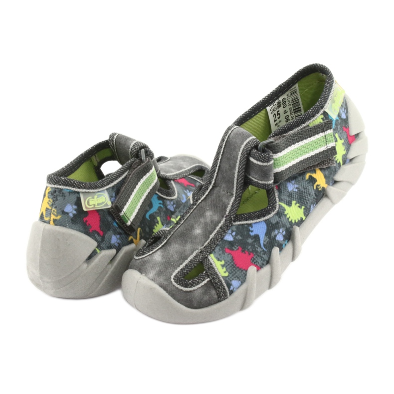 Chaussures enfant Befado 190P089 gris multicolore 3 Chaussures enfant Befado 190P089 gris multicolore 3