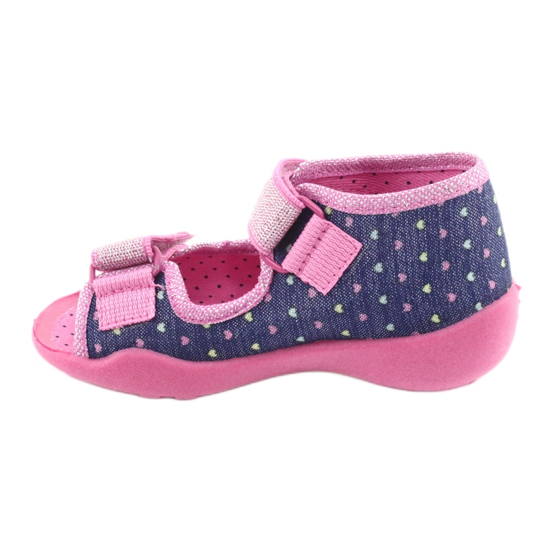 Chaussures pour enfants Befado 242P093 bleu marine rose gris 2