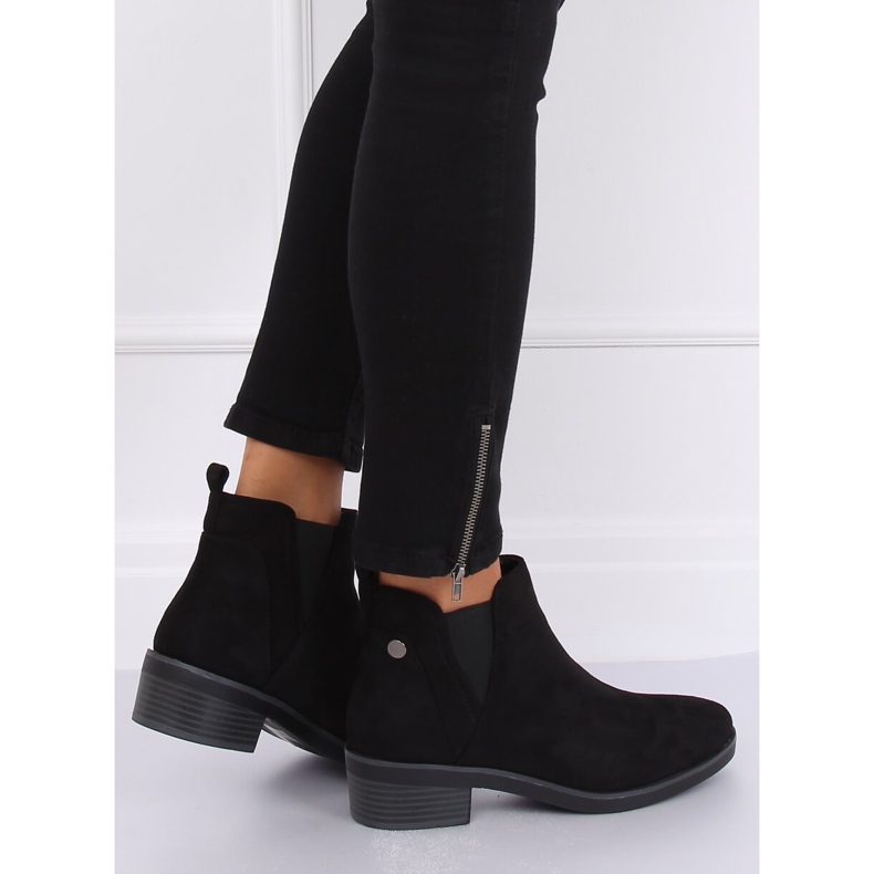Bottines Chelsea noires pour femmes 8B978 Noir le noir 1 Bottines Chelsea noires pour femmes 8B978 Noir le noir 1
