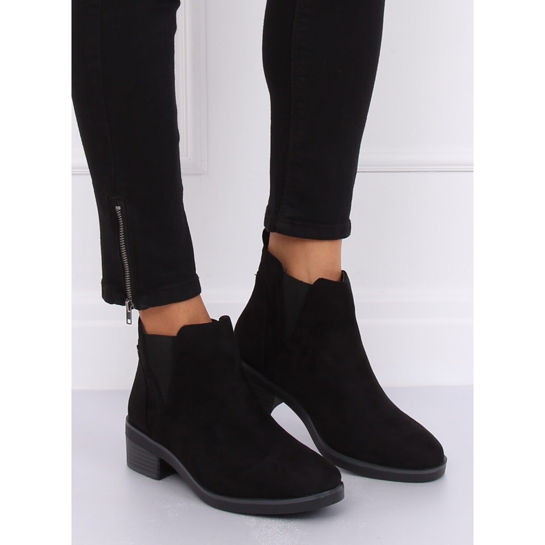 Bottines Chelsea noires pour femmes 8B978 Noir le noir 2 Bottines Chelsea noires pour femmes 8B978 Noir le noir 2