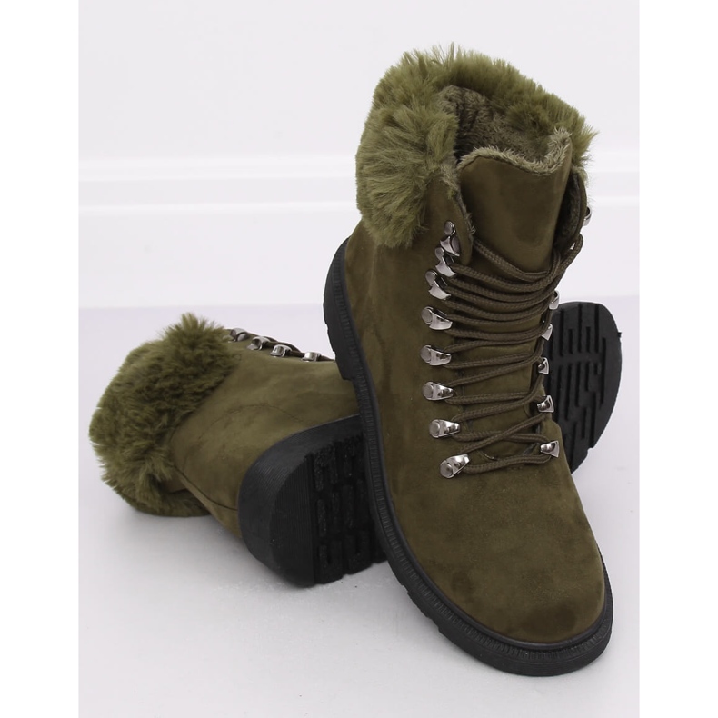 Chaussures de randonnée femme vertes Y260-9 Vert 2