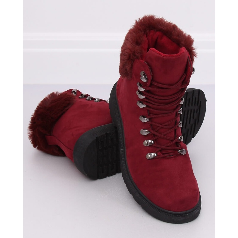 Chaussures femme marron Y260-9 Rouge 1 Chaussures femme marron Y260-9 Rouge 1