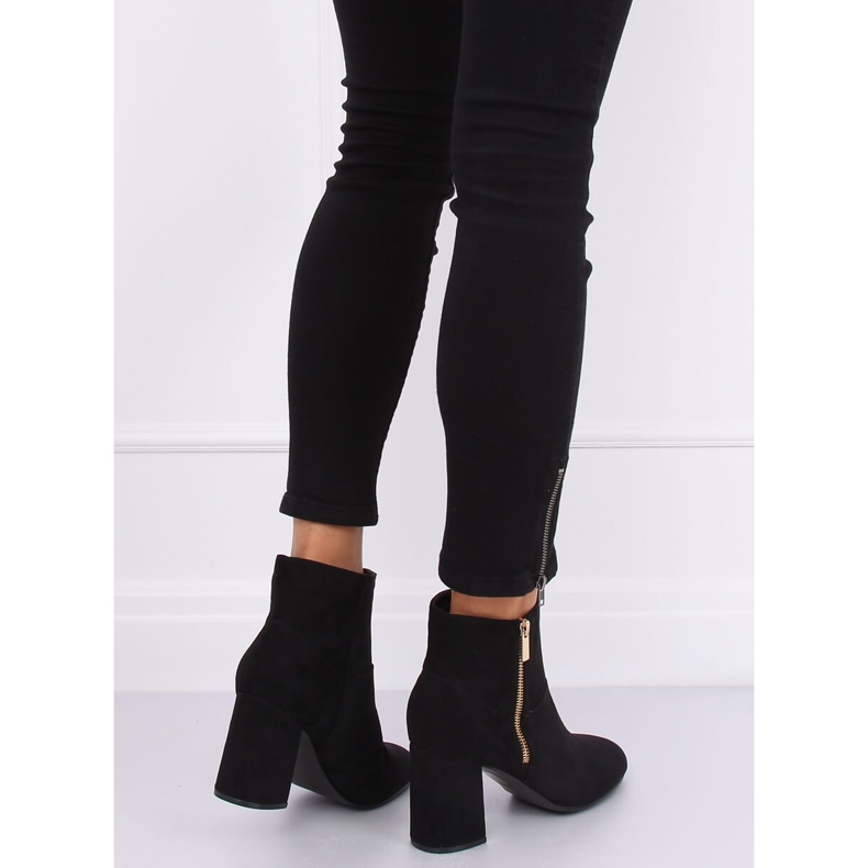 Bottines noires à talons 7759 Negro 1