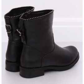 Bottes militaires noires JY705 Noir le noir 1