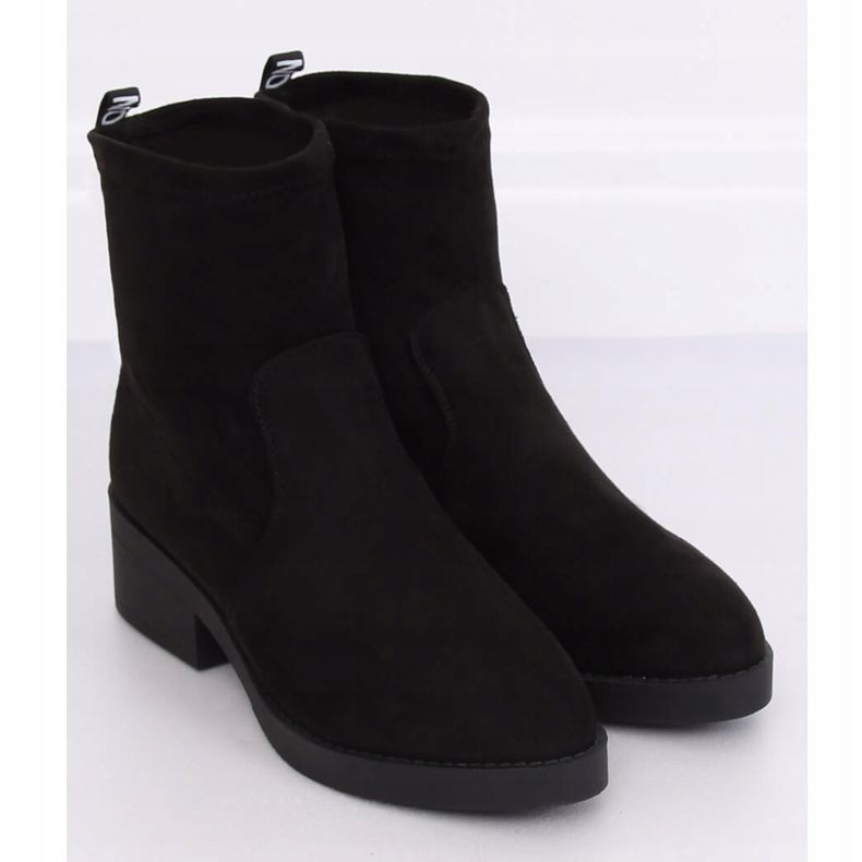 Bottines noires à talons W868 Noir 2