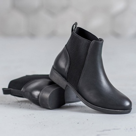 Abloom Bottines à enfiler pour femmes noir 1