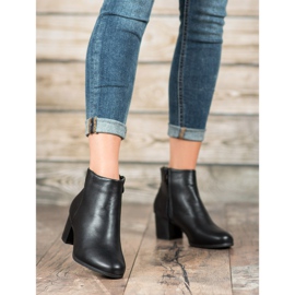 SHELOVET Bottes classiques en éco-cuir le noir 1