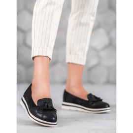 Bestelle Mocassins Sur La Plateforme le noir 1