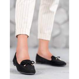 Cm Paris Ballerine Avec Noeud le noir 1