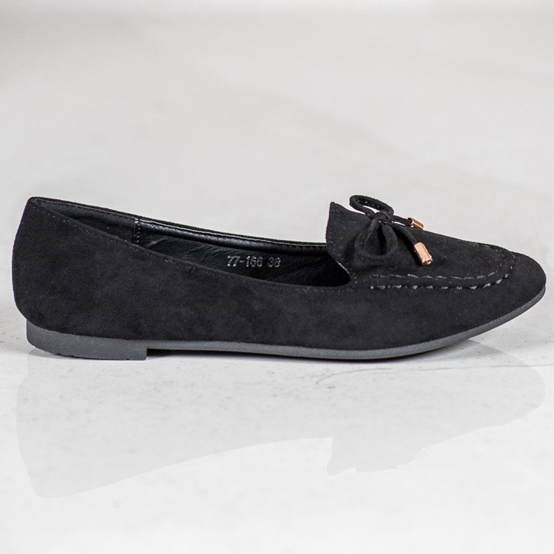 Cm Paris Ballerine Avec Noeud noir 2