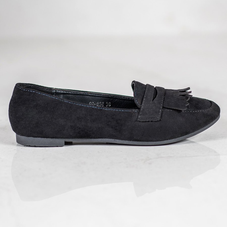 Nio Nio Mocassins en daim noir 2
