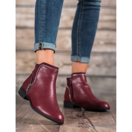 Anesia Paris Bottes femme bordeaux rouge 1 Anesia Paris Bottes femme bordeaux rouge 1