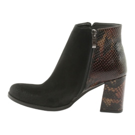 Bottines Viper en daim Gamis 3808 brun noir 2