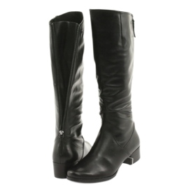 Caprice 25500 bottes noires ajustables le noir 4