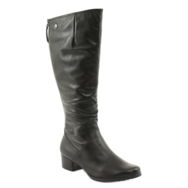 Caprice 25500 bottes noires ajustables le noir 1