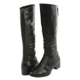Caprice 25500 bottes noires ajustables le noir 3